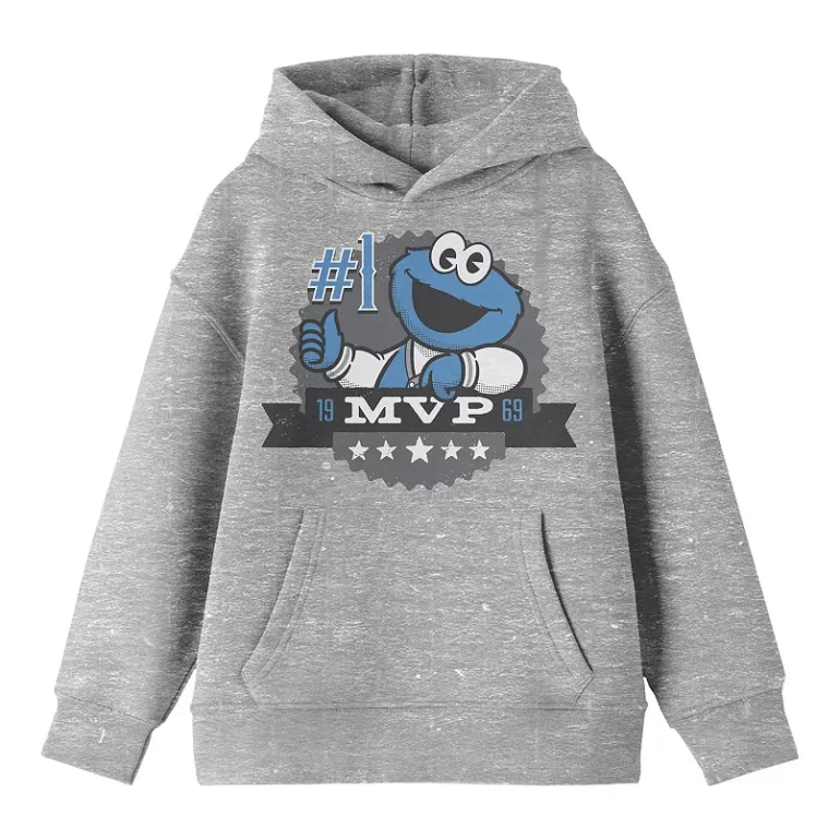 sesame street cookie monster hoodie