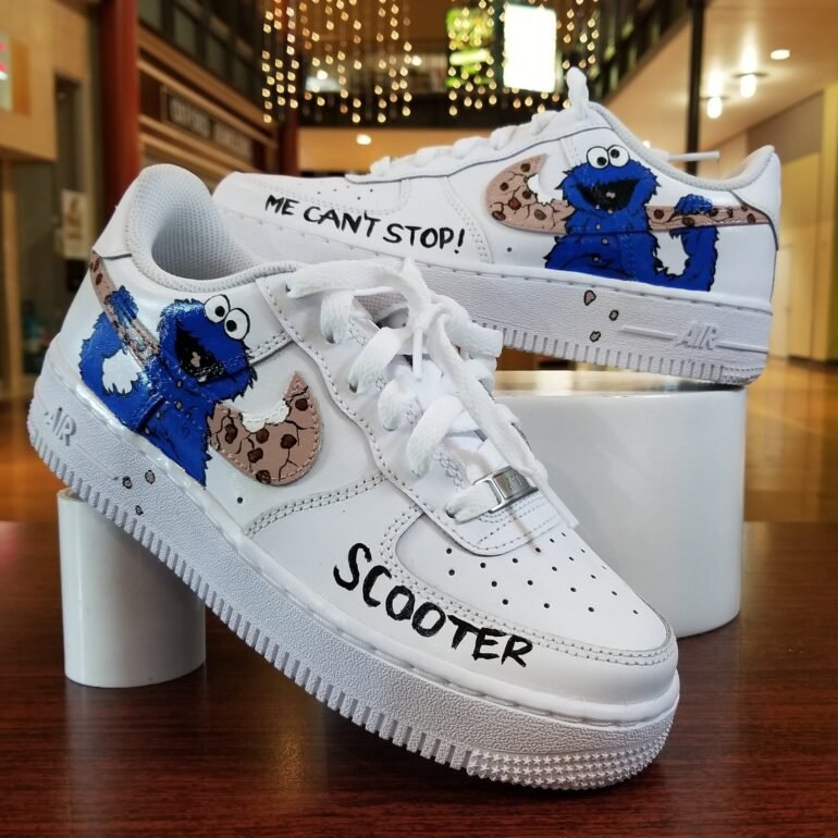 cookie monster nike shoes